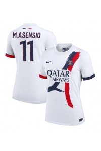 Fotbalové Dres Paris Saint-Germain Marco Asensio #11 Dámské Venkovní Oblečení 2024-25 Krátký Rukáv